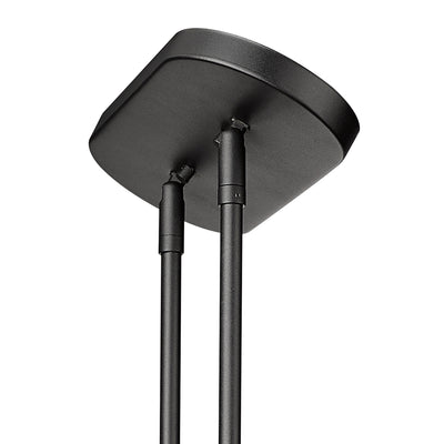 Golden Lighting Teagan 5-light Island Light in Natural Black - - Golden Lighting
