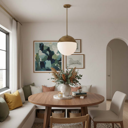 Golden Lighting Dixon 1-light Pendant in Aged Brass - - Golden Lighting