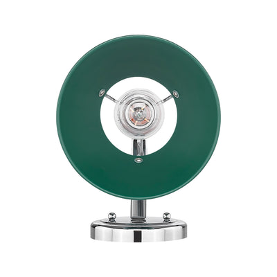 Yep by Golden Lighting Orwell 1-light Wall Sconce in Chrome and Pine Green shade - - Golden Lighting