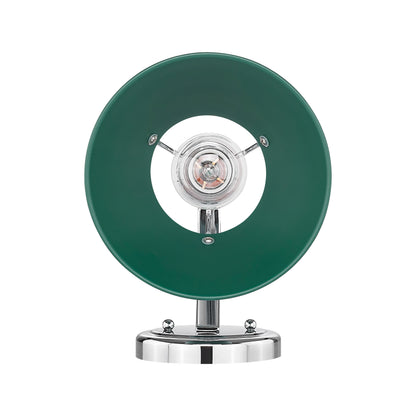 Yep by Golden Lighting Orwell 1-light Wall Sconce in Chrome and Pine Green shade - - Golden Lighting