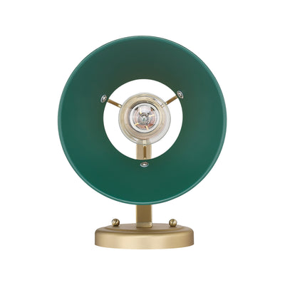 Yep by Golden Lighting Orwell 1-light Wall Sconce in Brushed Champagne Brass and Pine Green shade - - Golden Lighting