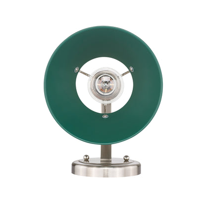 Yep by Golden Lighting Orwell 1-light Wall Sconce in Pewter and Pine Green shade - - Golden Lighting