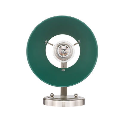 Orwell 1-Light Wall Sconce in Pewter with Pine Green - Pewter / Pine Green / Green - Golden Lighting