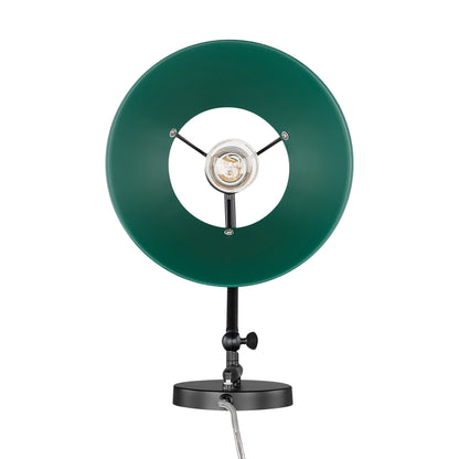 Orwell Articulating Wall Sconce in Matte Black with Pine Green - Default Title - Golden Lighting