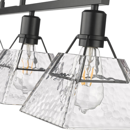 Golden Lighting Kepler 4-light Island Light in Matte Black - - Golden Lighting
