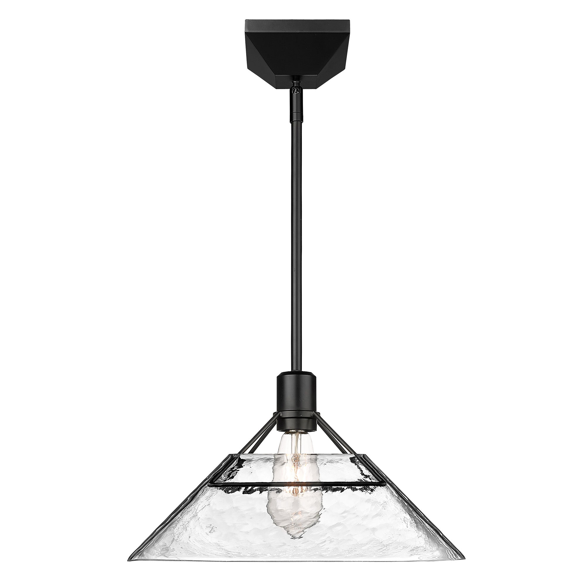 Golden Lighting Kepler 1-light Pendant in Matte Black - - Golden Lighting