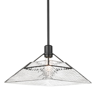 Golden Lighting Kepler 1-light Pendant in Matte Black - - Golden Lighting