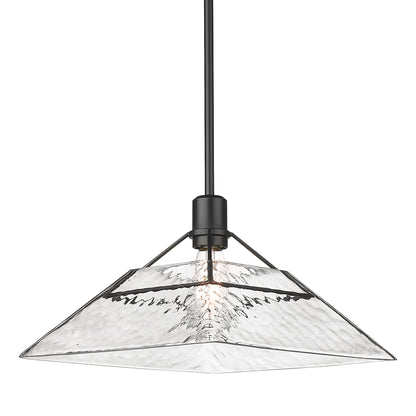 Golden Lighting Kepler 1-light Pendant in Matte Black - - Golden Lighting