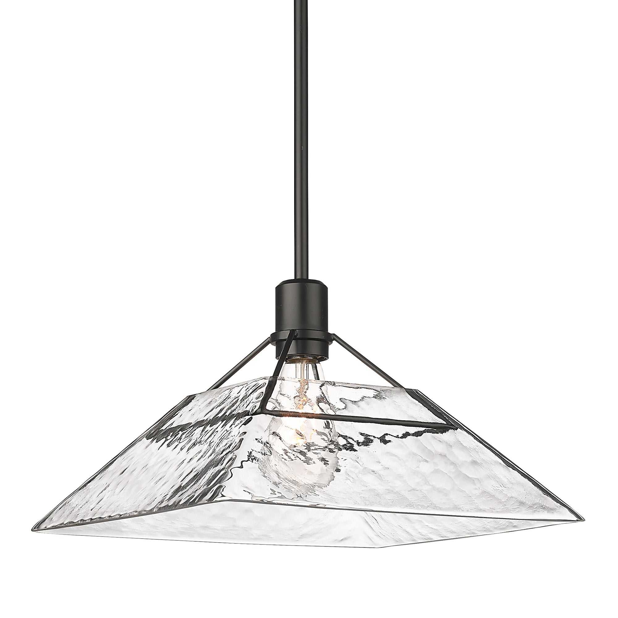 Golden Lighting Kepler 1-light Pendant in Matte Black - - Golden Lighting
