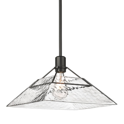 Golden Lighting Kepler 1-light Pendant in Matte Black - - Golden Lighting
