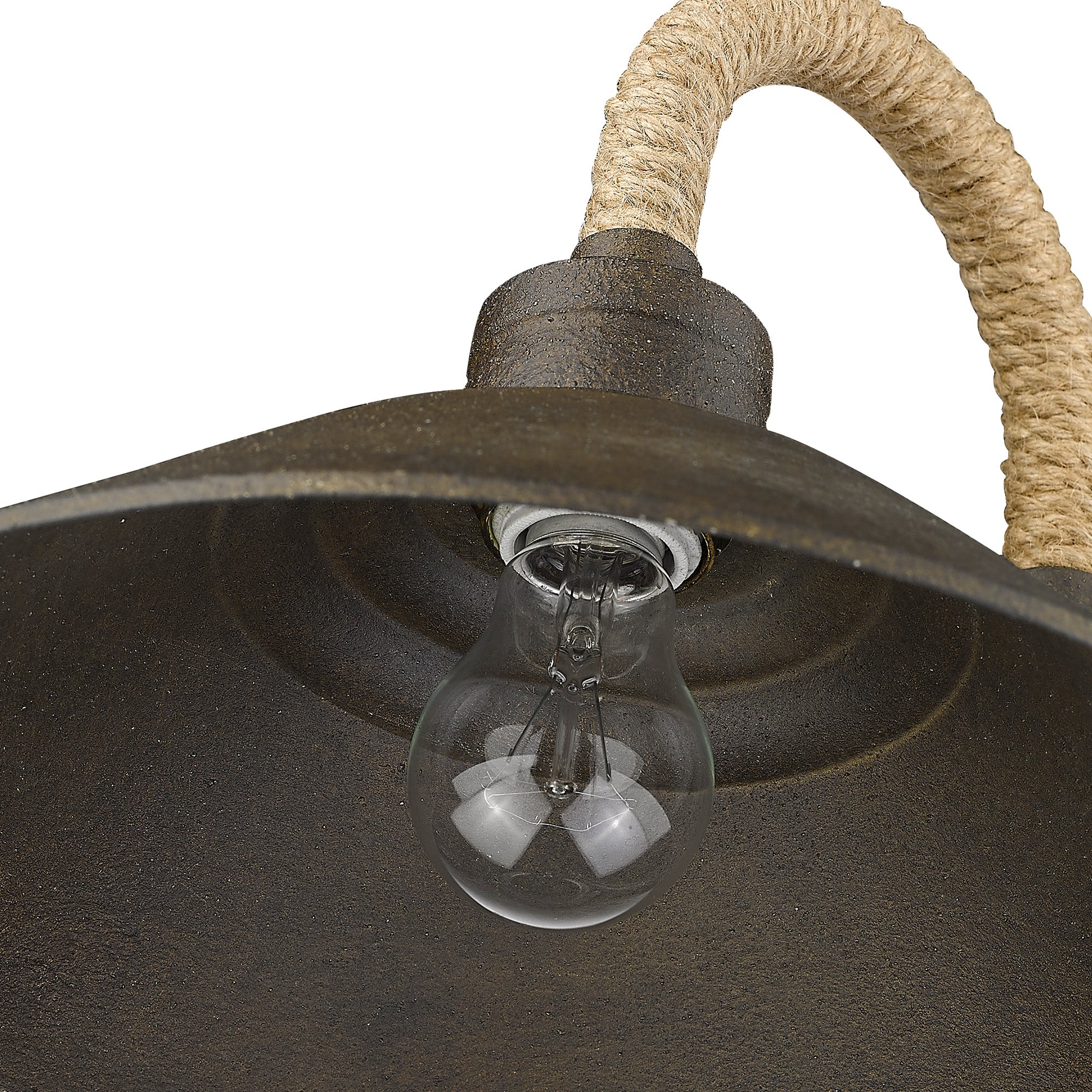 Golden Lighting Journey 1-light Wall Sconce in Dark Rust - - Golden Lighting