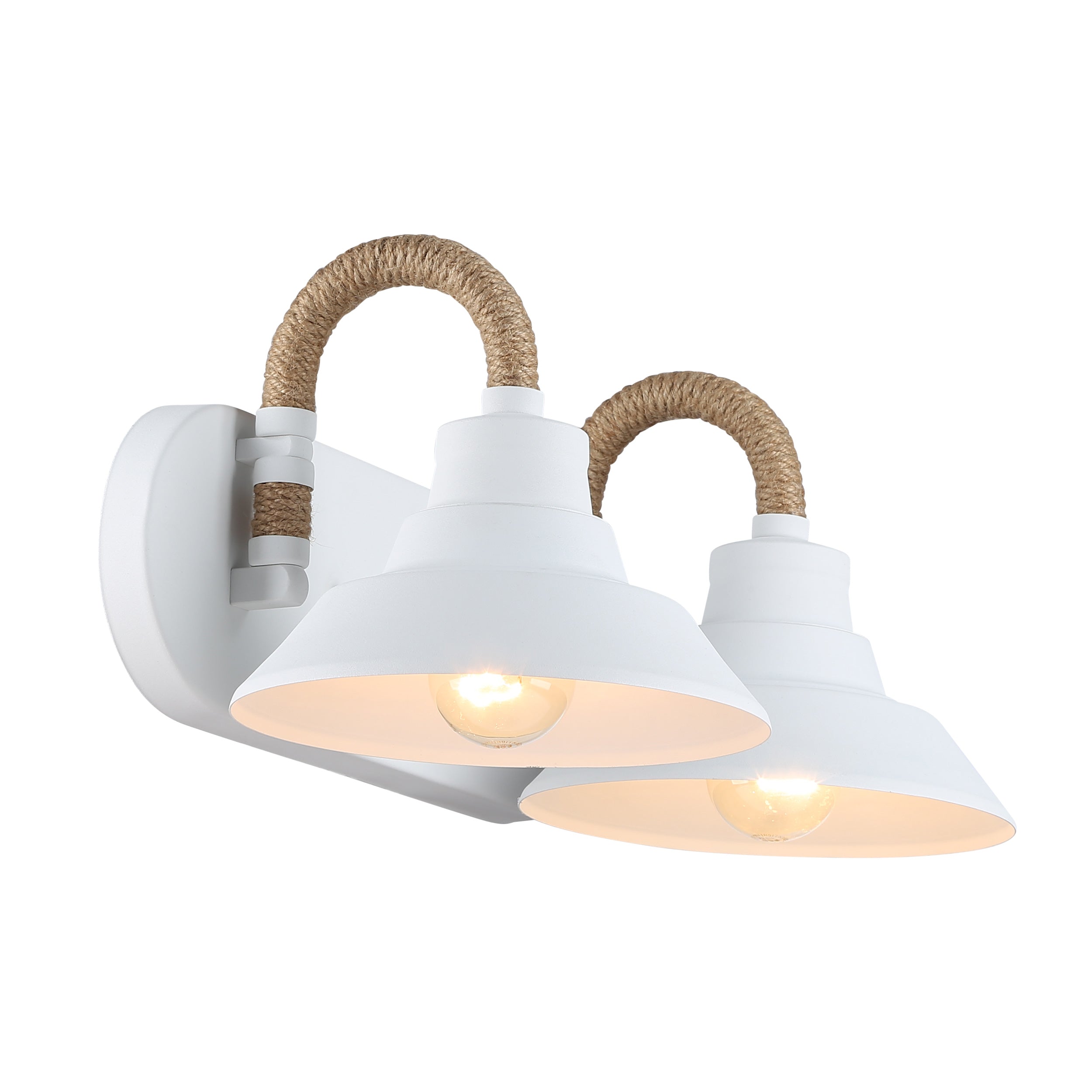 Journey 2-Light Vanity Light in Natural White - Default Title - Golden Lighting