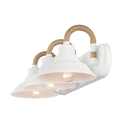 Golden Lighting Journey 3-light Vanity in Natural White - - Golden Lighting