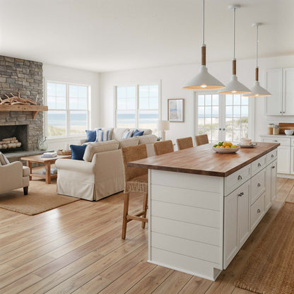 Golden Lighting Journey 1-light Pendant in Natural White - - Golden Lighting