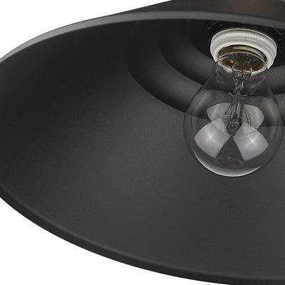 Golden Lighting Journey 1-light Pendant in Natural Black - - Golden Lighting
