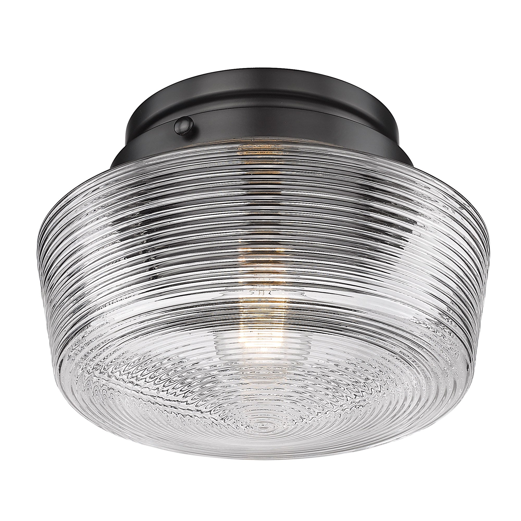 Holloway 1-light Flush Mount in Matte Black