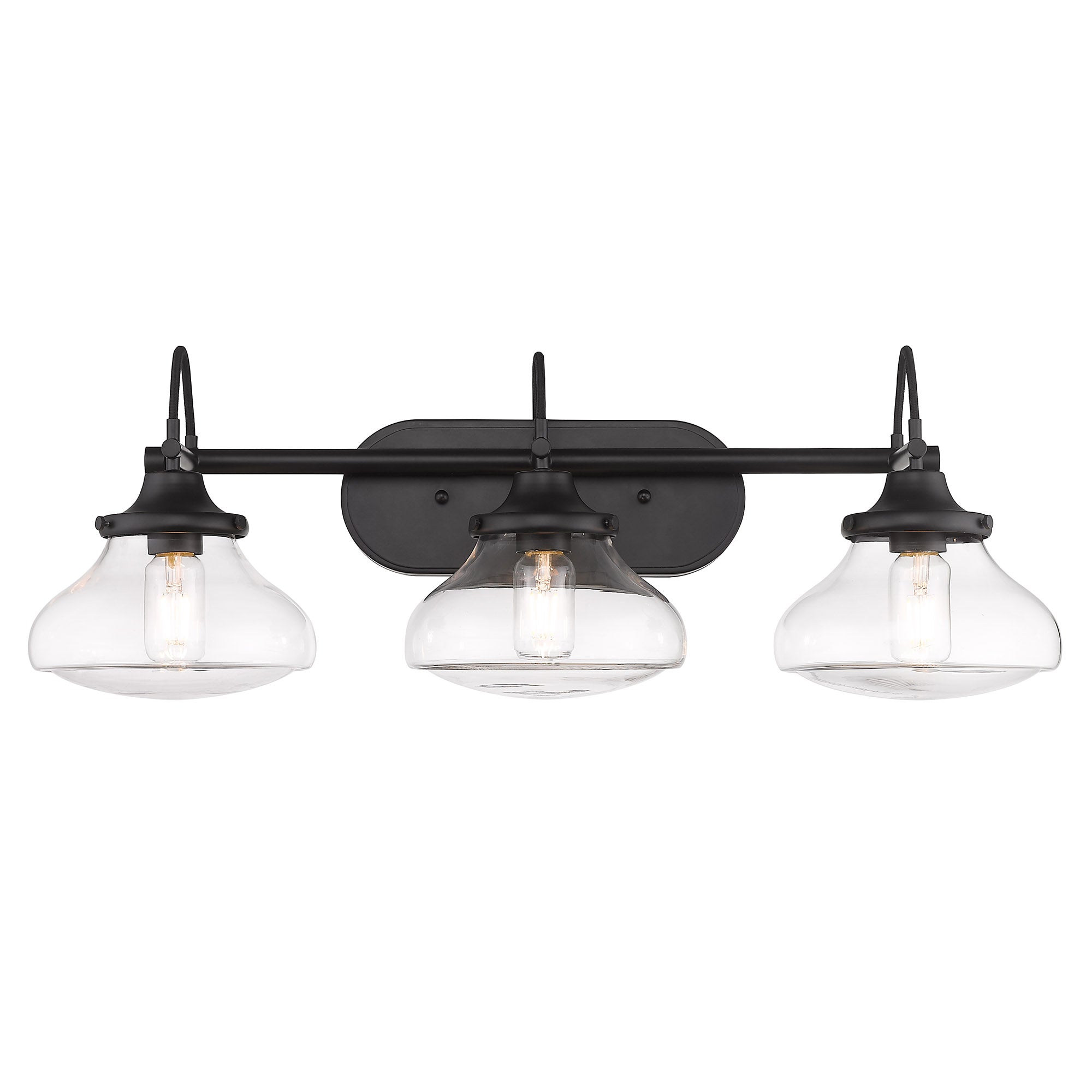Nash 3-light Vanity in Matte Black