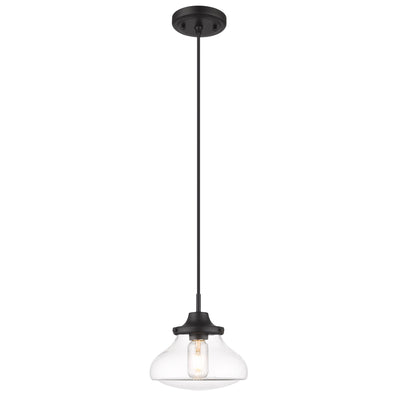 Nash 1-light Pendant in Matte Black