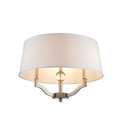 Waverly 3-light Semi-Flush Mount in Pewter