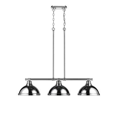 Yep by Golden Lighting Duncan 3-light Island Light in Chrome - - Golden Lighting
