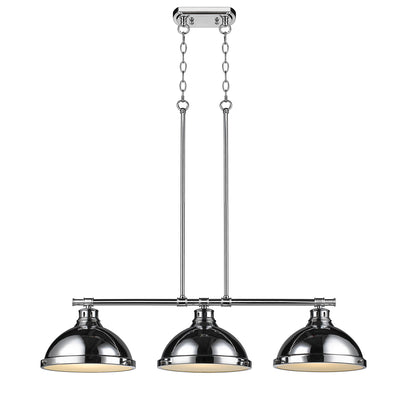 Yep by Golden Lighting Duncan 3-light Island Light in Chrome - - Golden Lighting