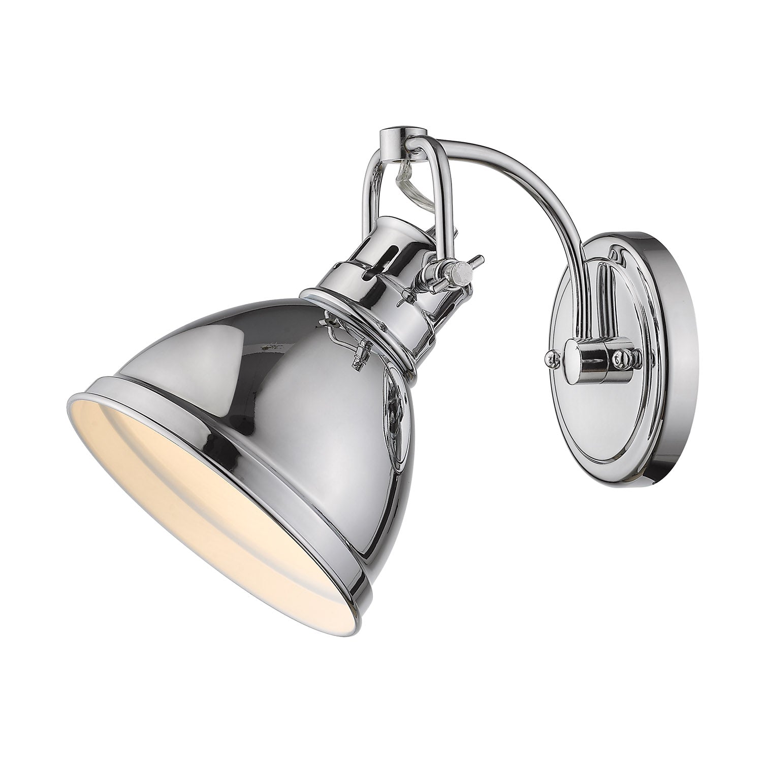 Yep by Golden Lighting Duncan 1-light Vanity in Chrome - - Golden Lighting