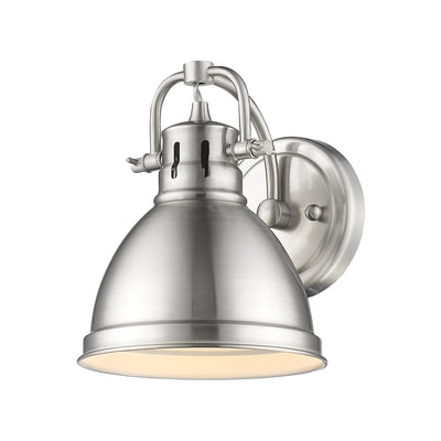 Yep by Golden Lighting Duncan 1-light Vanity in Pewter - - Golden Lighting