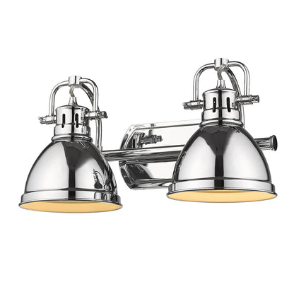 Yep by Golden Lighting Duncan 2-light Vanity in Chrome