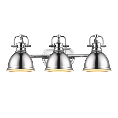 Yep by Golden Lighting Duncan 3-light Vanity in Chrome - - Golden Lighting
