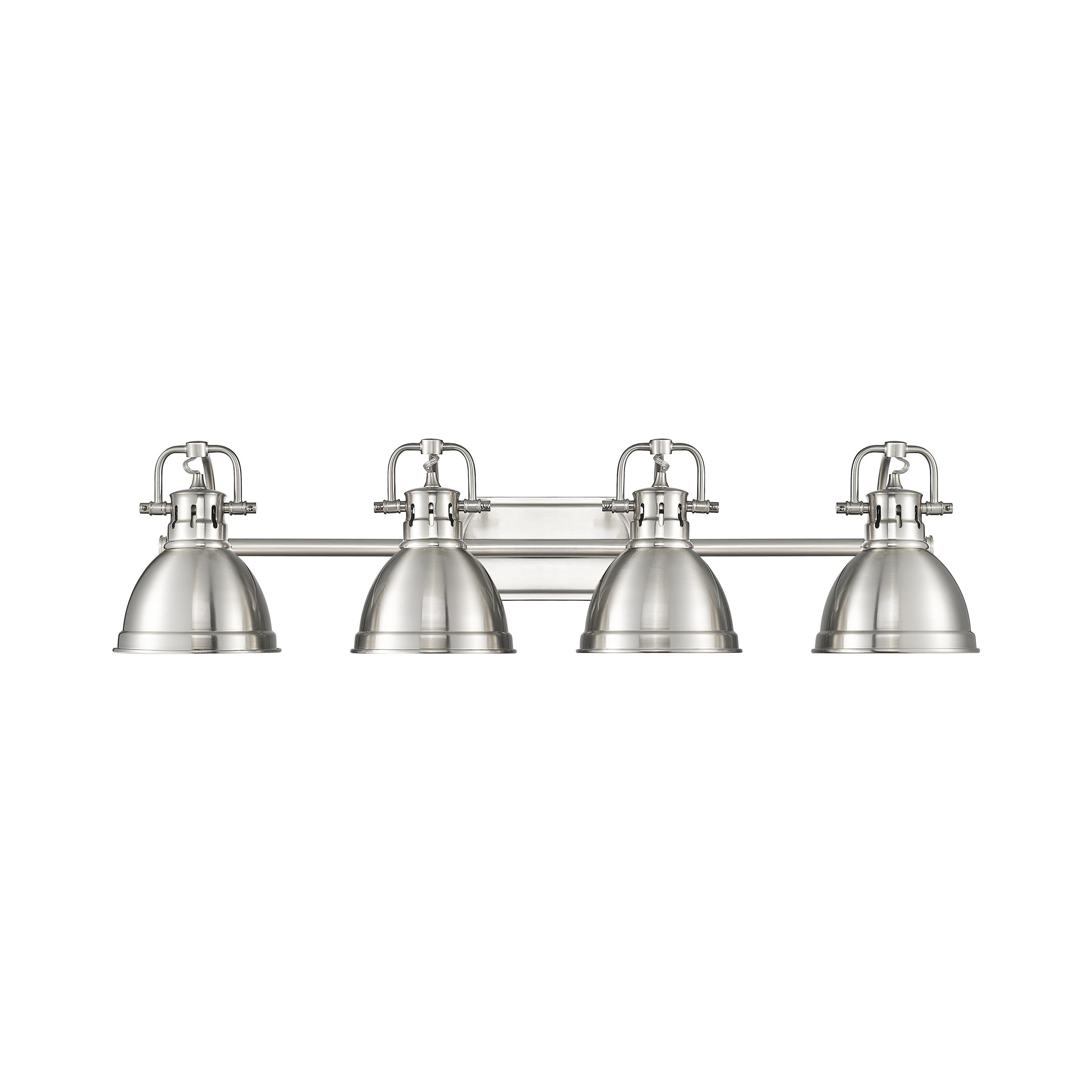 Yep by Golden Lighting Duncan 4-light Vanity in Pewter - - Golden Lighting