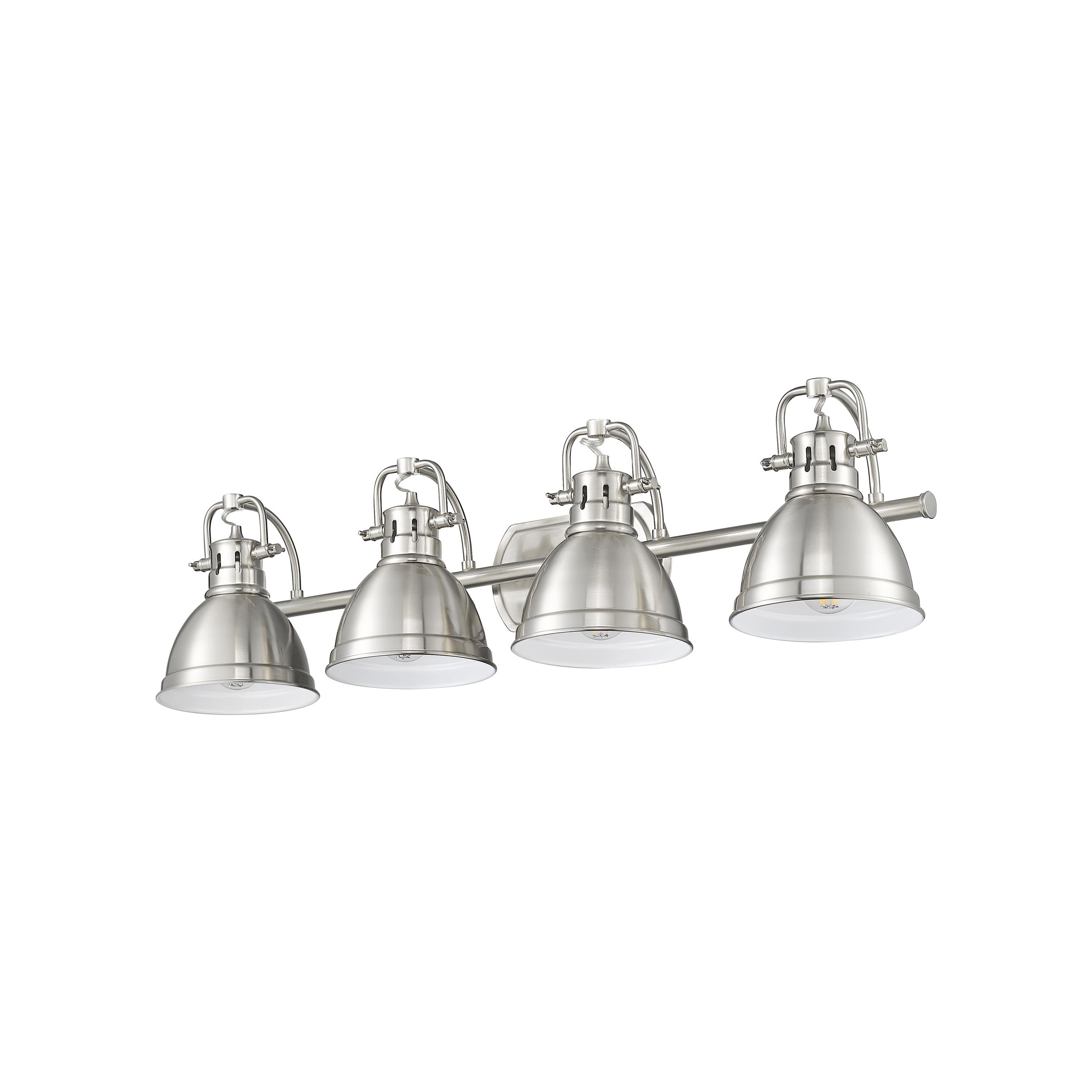Yep by Golden Lighting Duncan 4-light Vanity in Pewter - - Golden Lighting