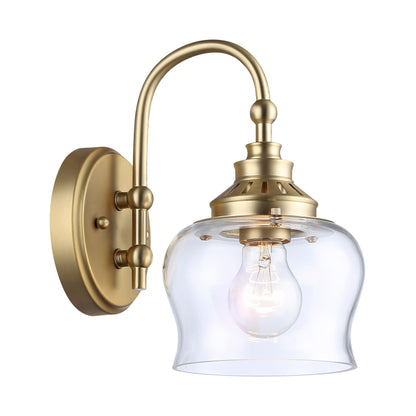 Daphne 1-light Wall Sconce in Brushed Champagne Brass