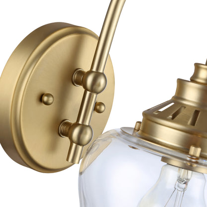 Daphne 1-light Wall Sconce in Brushed Champagne Brass