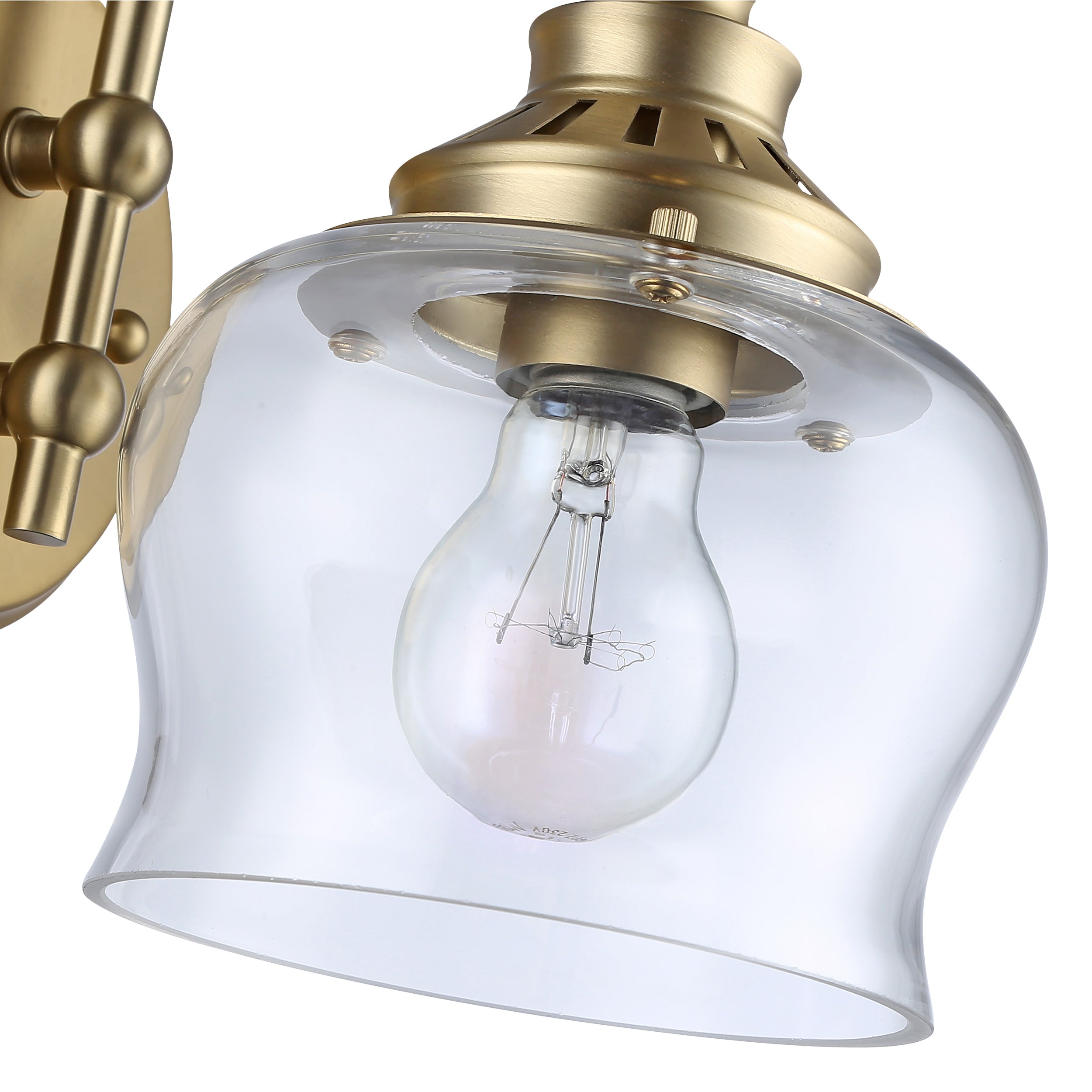 Daphne 1-light Wall Sconce in Brushed Champagne Brass
