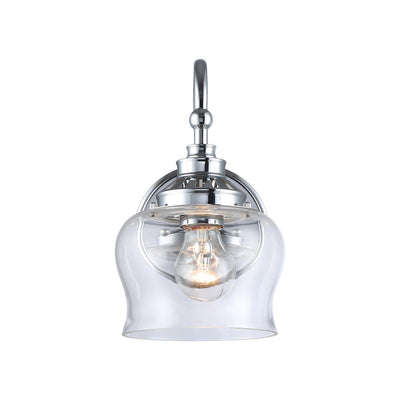 Daphne 1-light Wall Sconce in Chrome - Golden Lighting