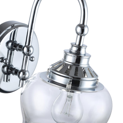Daphne 1-light Wall Sconce in Chrome