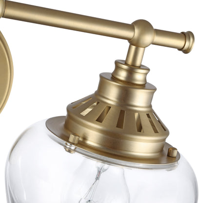 Daphne 2-light Vanity in Brushed Champagne Brass