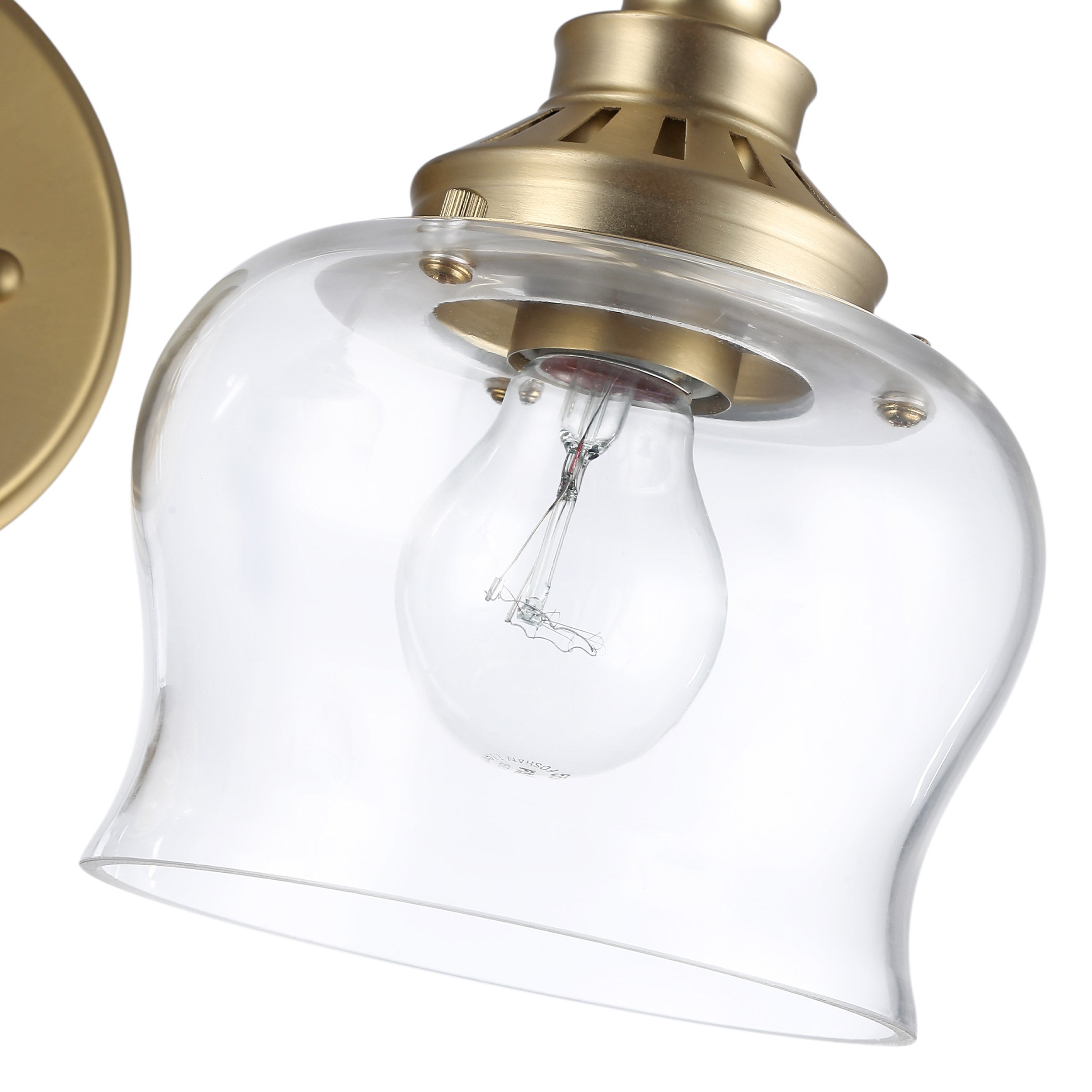 Daphne 2-light Vanity in Brushed Champagne Brass