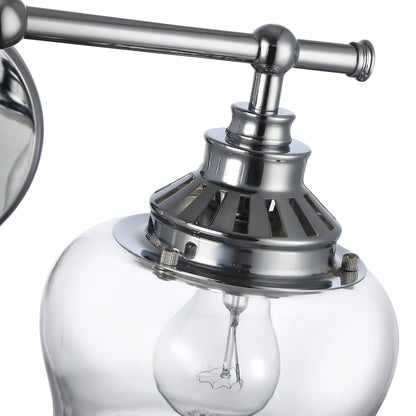 Wry Lighting Daphne 2-light Vanity in Chrome - Default Title - Golden Lighting