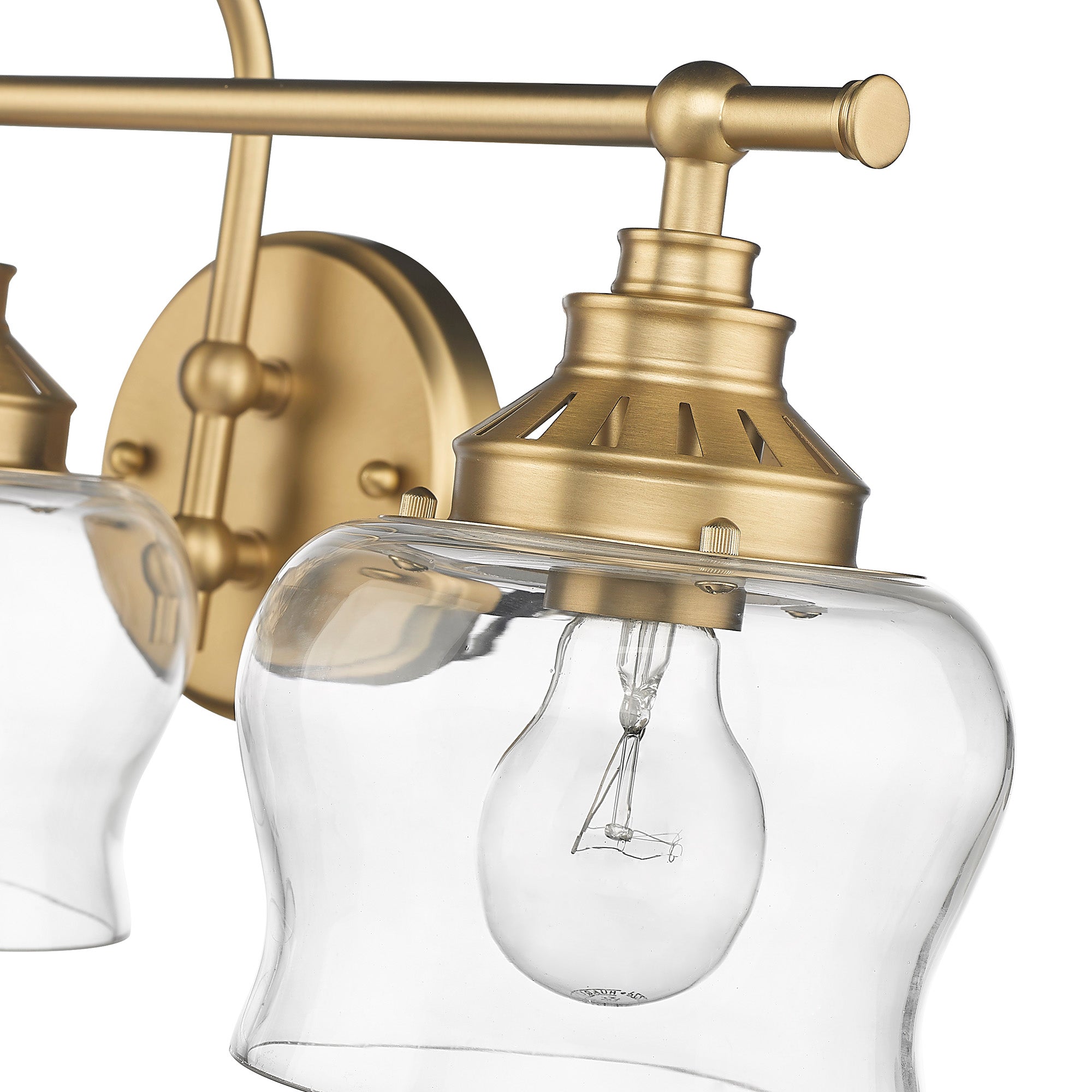 Daphne 3-light Vanity in Brushed Champagne Brass