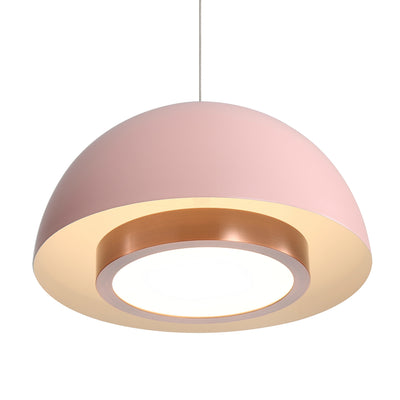 Solsken Integrated LED Pendant in Dusty Rose