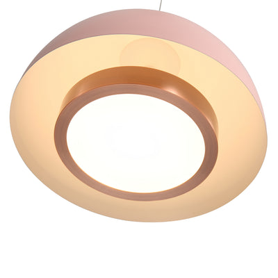 Solsken Integrated LED Pendant in Dusty Rose