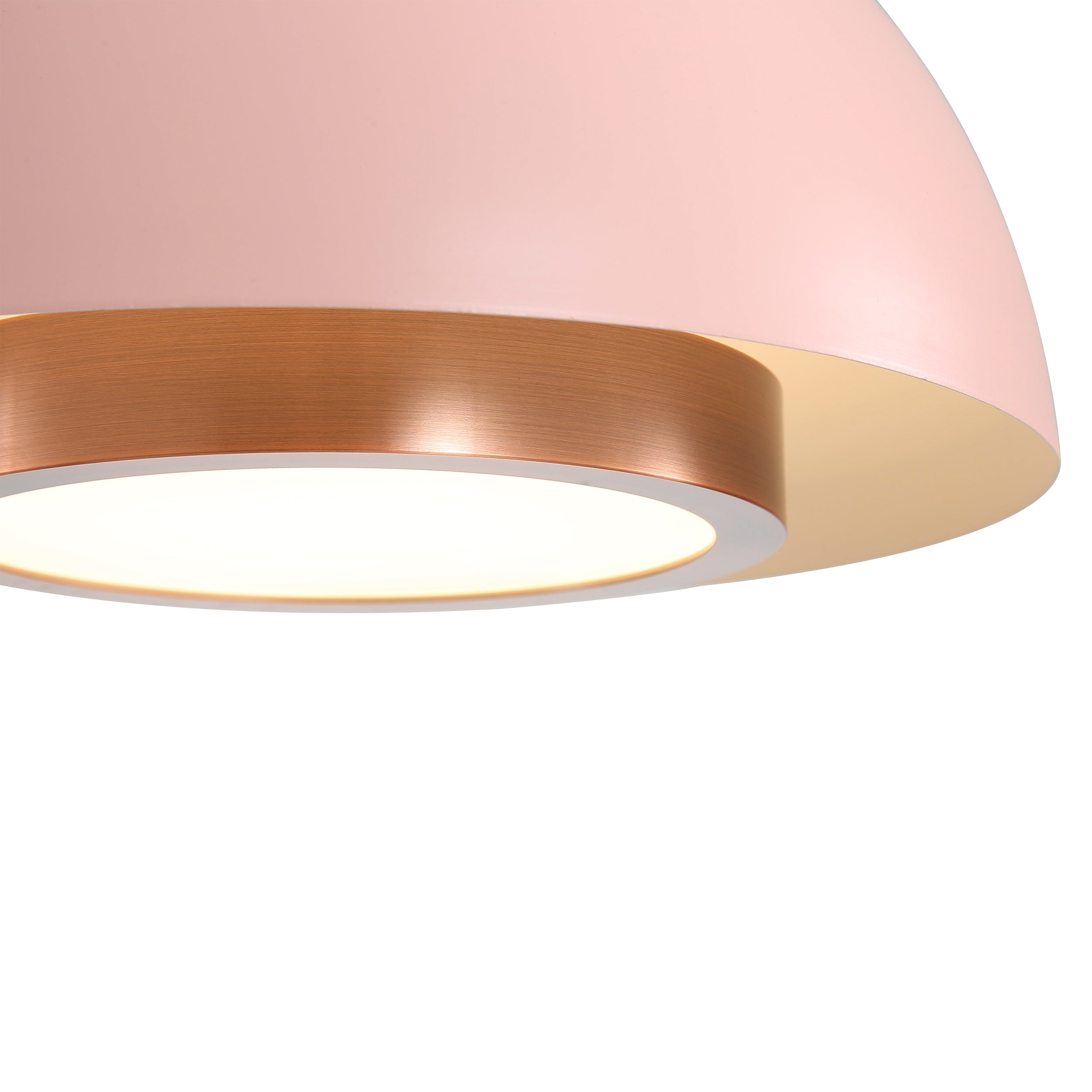Solsken Integrated LED Pendant in Dusty Rose