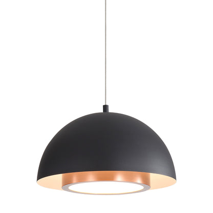 Solsken Integrated LED 12in Pendant in Sand Black