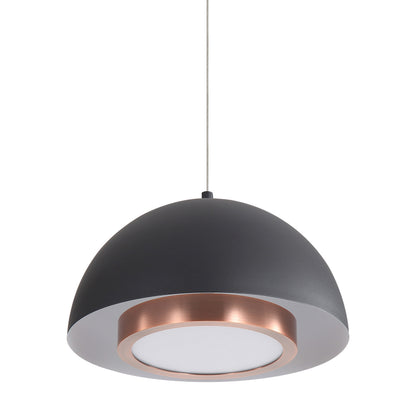 Solsken Integrated LED 12in Pendant in Sand Black