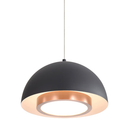 Solsken Integrated LED 12in Pendant in Sand Black