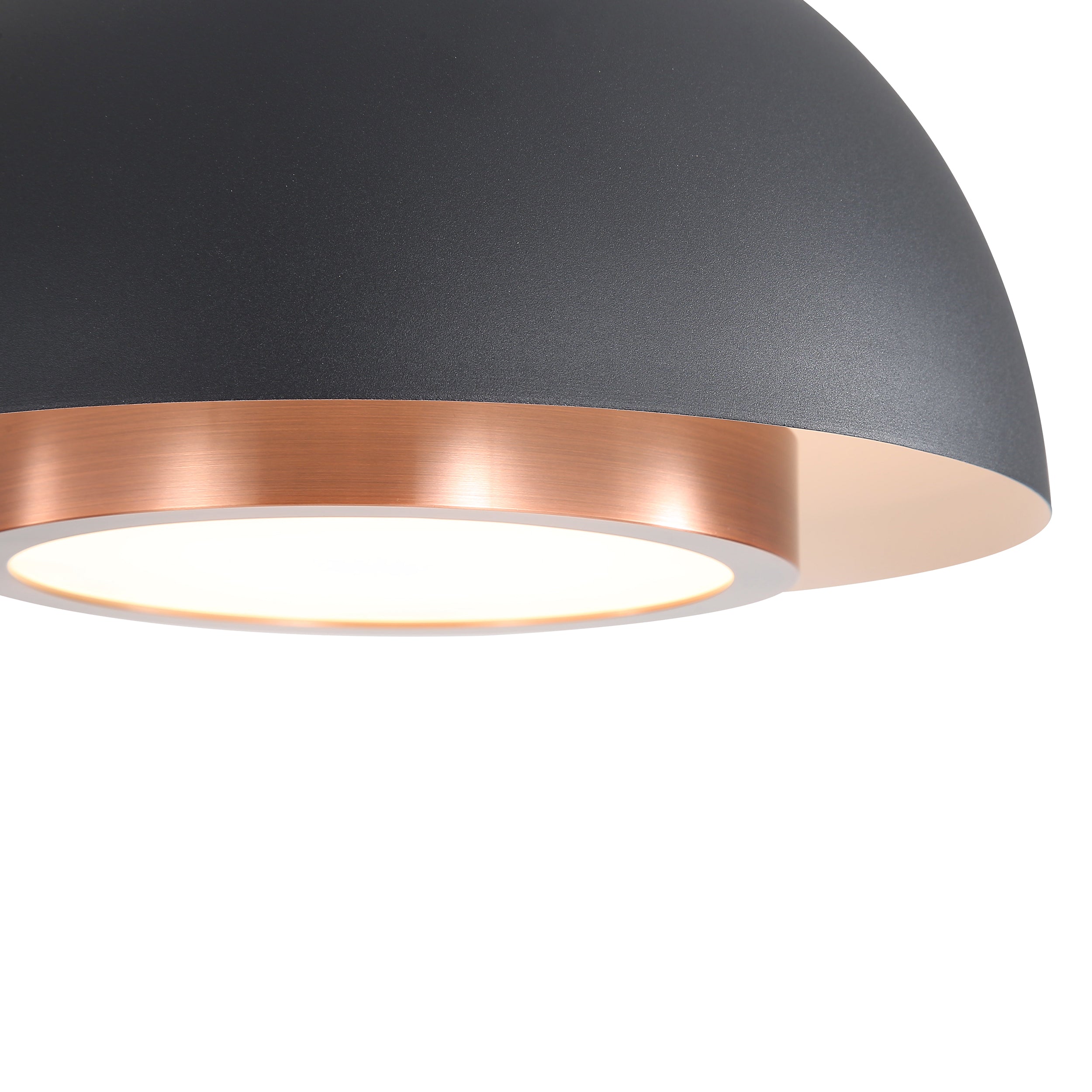 Solsken Integrated LED 12in Pendant in Sand Black