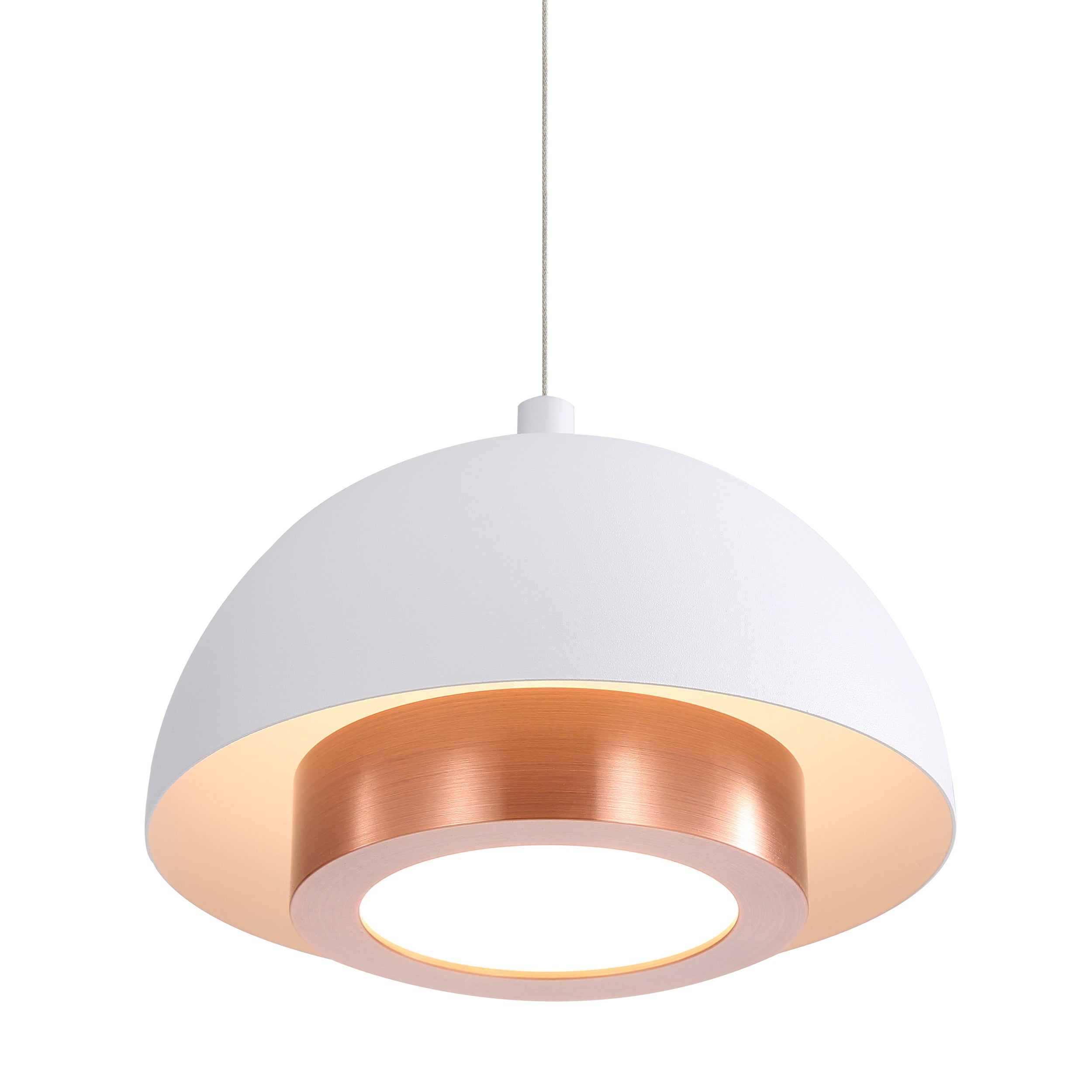 Solsken Integrated LED 12in Pendant in Sand White