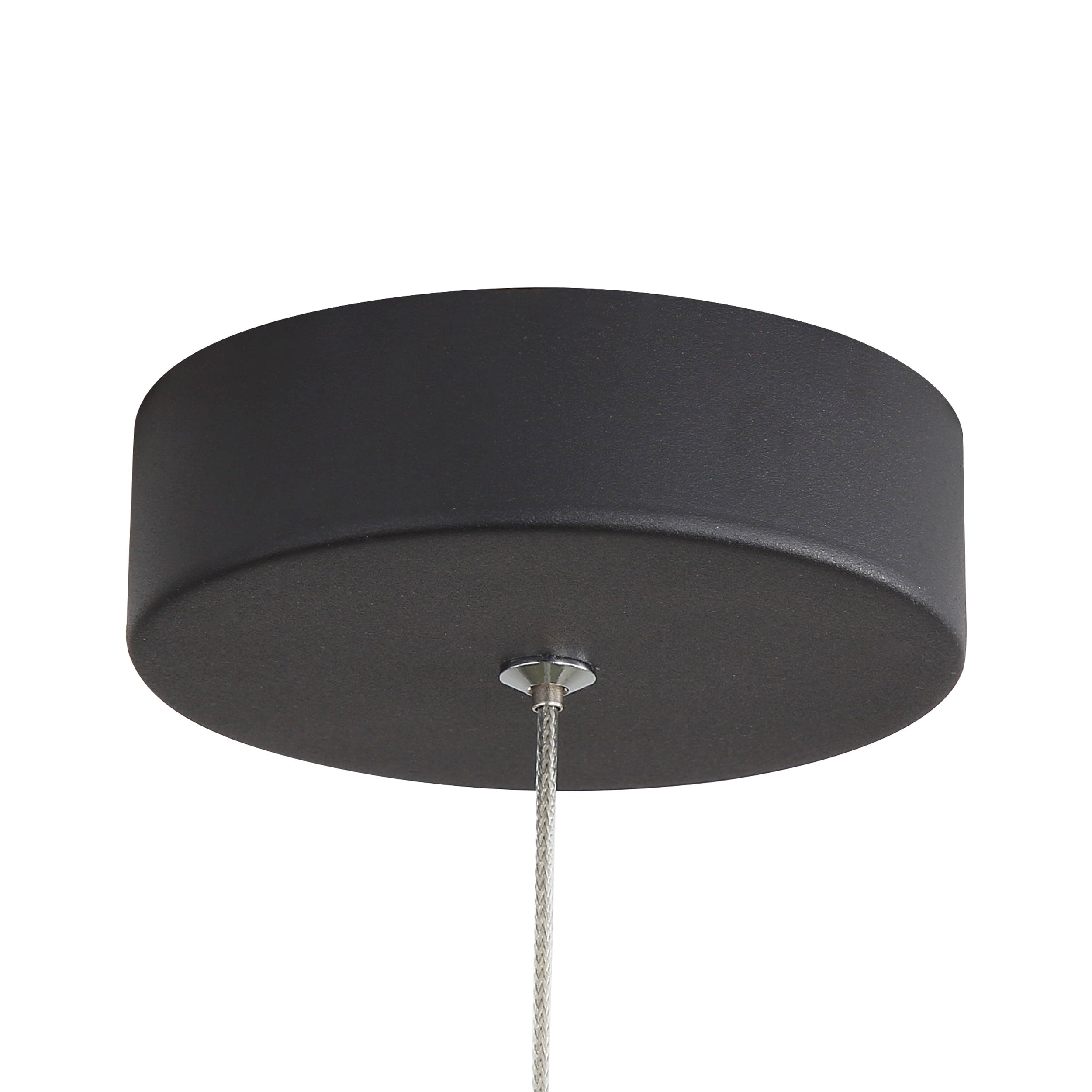 Solsken Integrated LED 7in Pendant in Sand Black