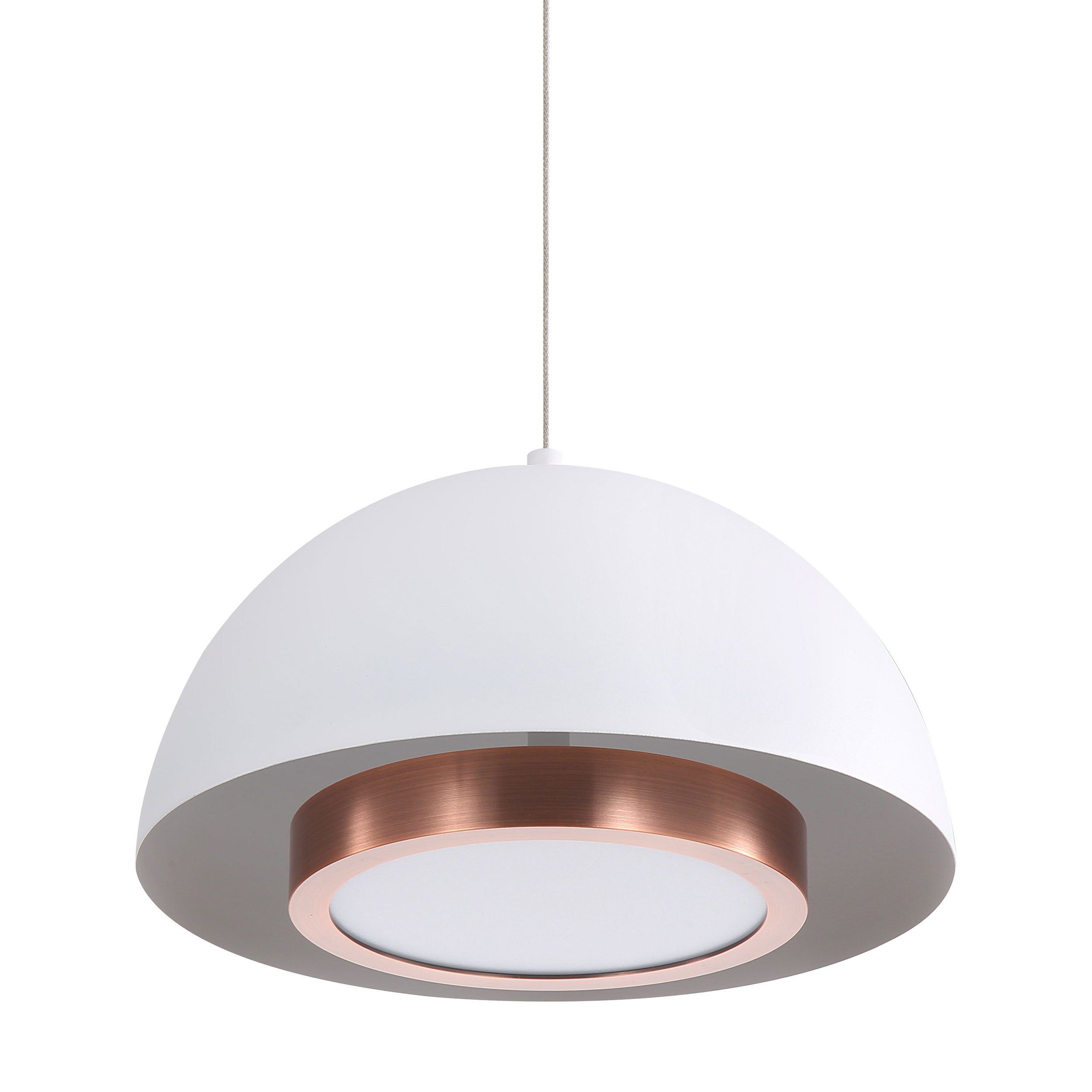 Solsken Integrated LED 7in Pendant in Sand White